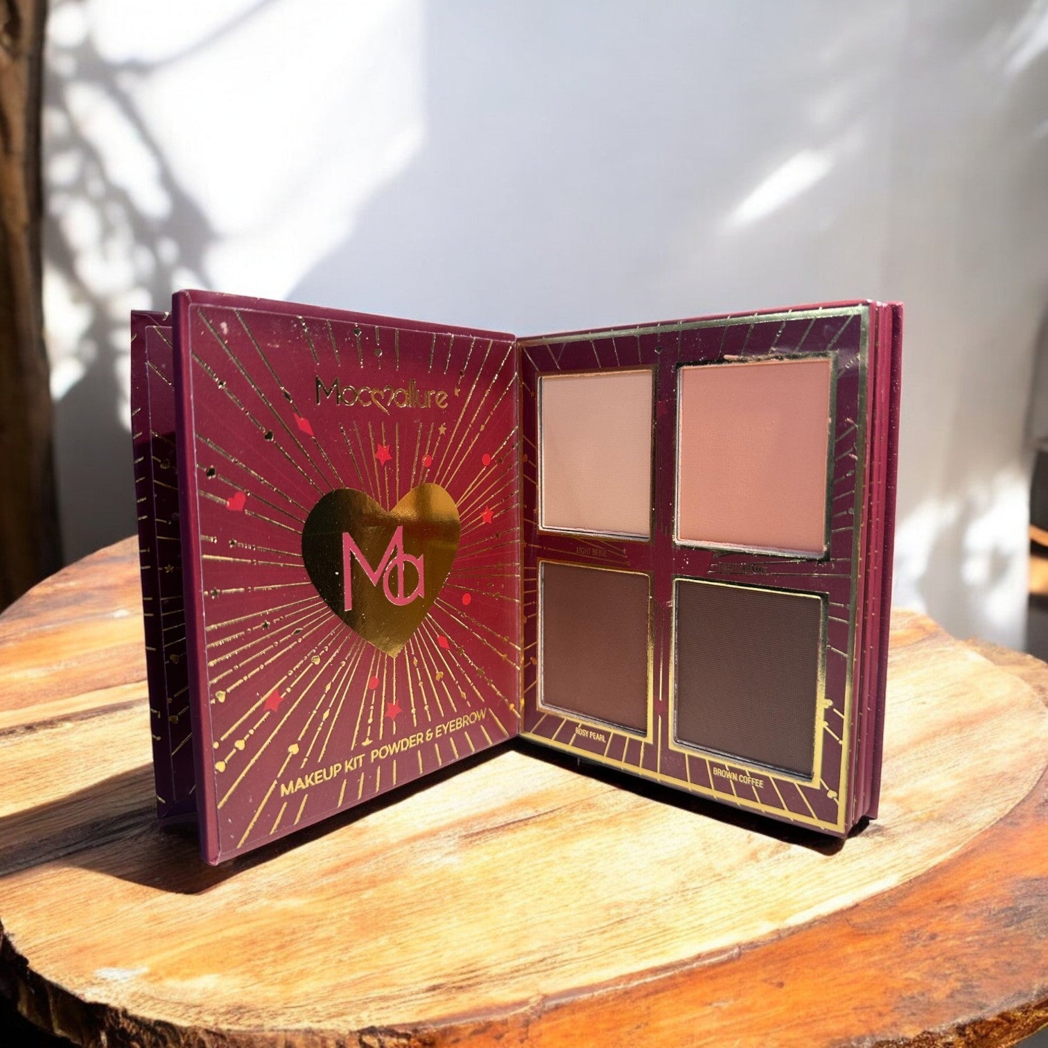 Mocallure Make Your Beauty Visible 4-in1 Mini Notebook Palette