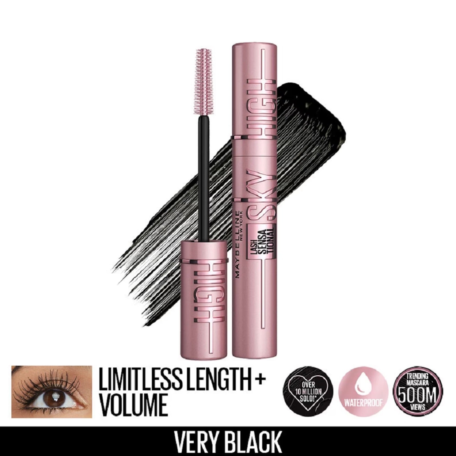 Maybelline - Lash Sensational Sky High Mascara - Very Black