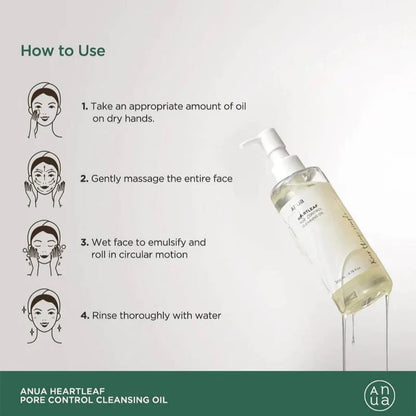 Anua Heartleaf Pore Control Cleansing Oil
