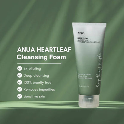 Anua Heartleaf Pore Deep Cleansing Foam