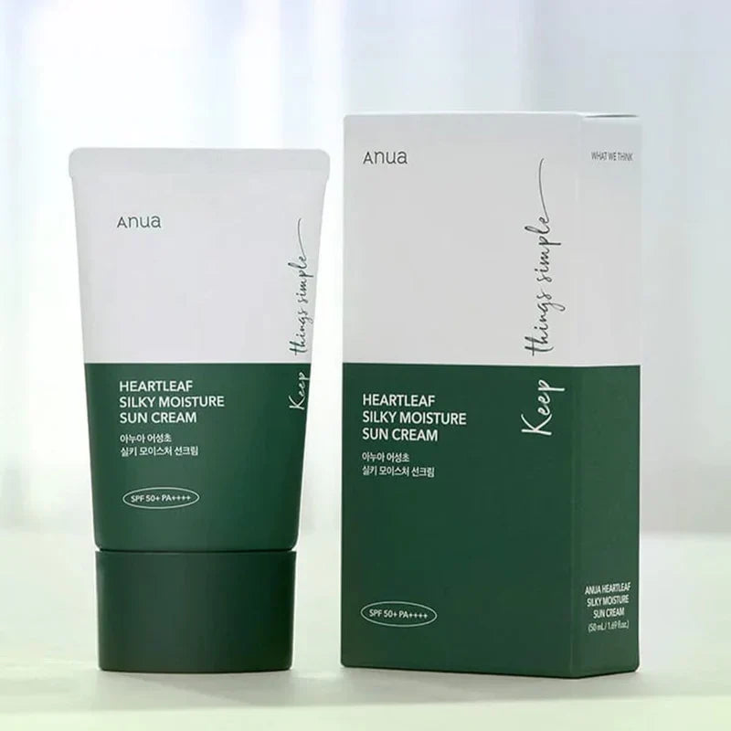 Anua Heartleaf Silky Moisture Sun Cream SPF 50+ PA++++