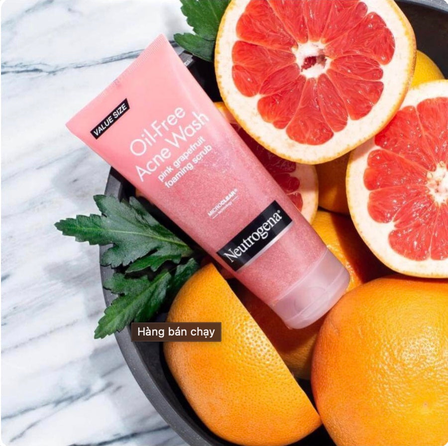 Neutrogena Oil-Free Acne Wash Foaming Scrub - Pink Grapefruit