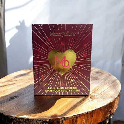 Mocallure Make Your Beauty Visible 4-in1 Mini Notebook Palette