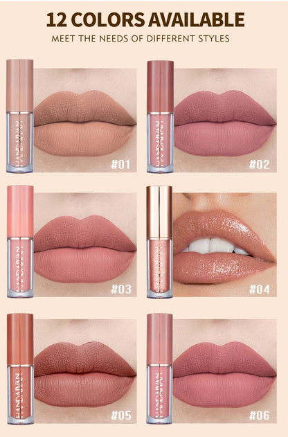 12Pcs/Box Matte Liquid Lipstick