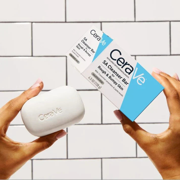 CeraVe SA Cleanser Bar for Rough & Bumpy Skin – 128g